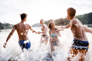 Französisch Sprachcamp Langeoog, Wasserspaß