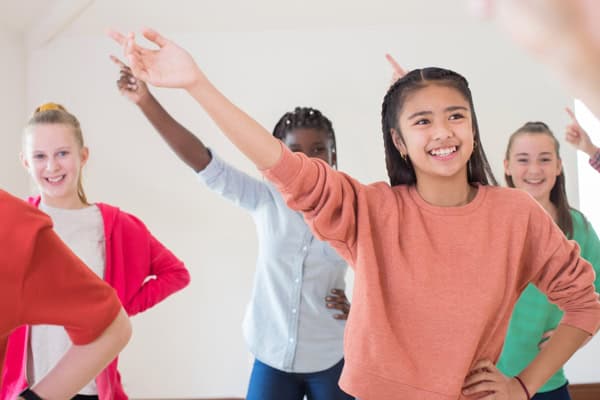 Kinder haben Spaß im Tanzcamp in Limburg