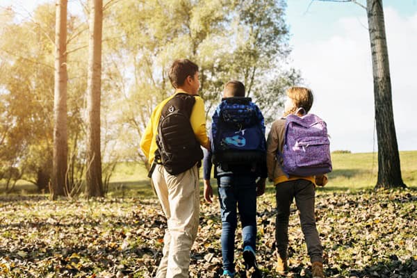 Kinder haben Spaß auf der Ferienfreizeit am Schluchsee