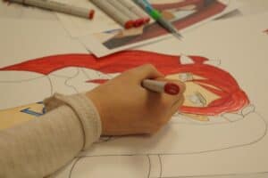Manges Zeichnen und Entwerfen im Manga Tagescamp