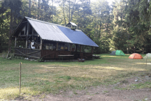 Hütte im Thüringer Wald