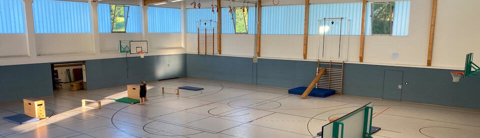 Die Halle im Handballcamp in Dänemark