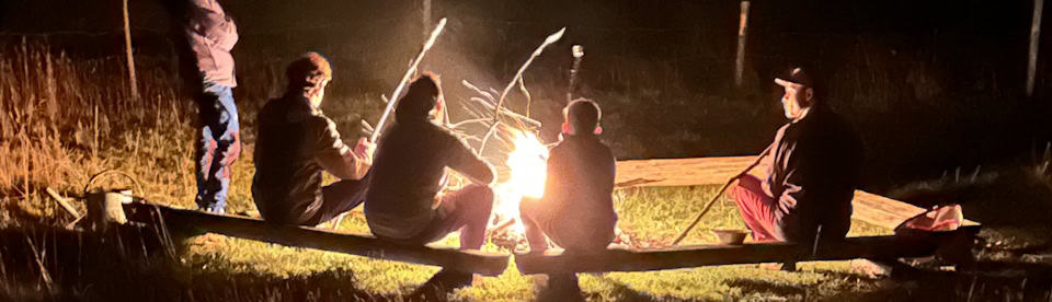 Gespräche am Lagerfeuer