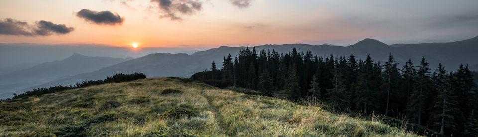 Ausblick auf Kitzbüheler Alpen