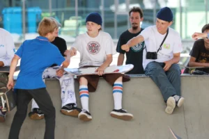 Kids im Skatecamp Holland