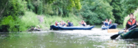 Kanutour auf dem Fluss