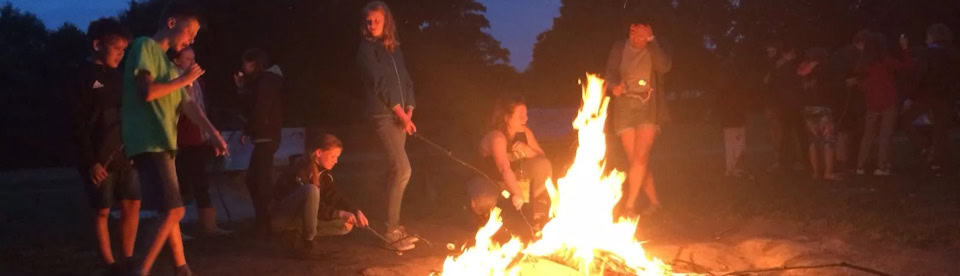 Lagerfeuer im Reitcamp Wiehl