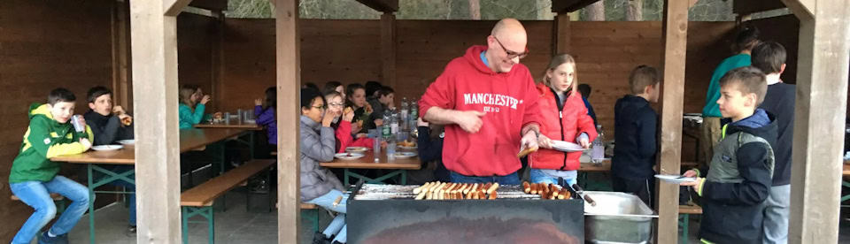 Grillen im Filmcamp in Haltern am See