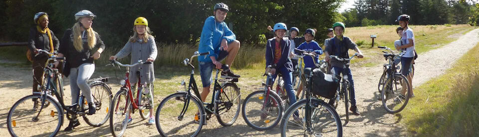 Gruppenbild bei der Fahrradtour