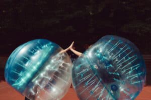 Bubble Football im Englischcamp Freiburg