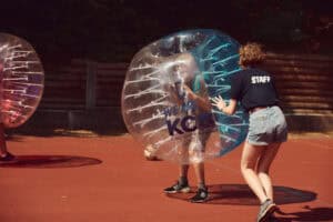 Bubble Football im Englischcamp München