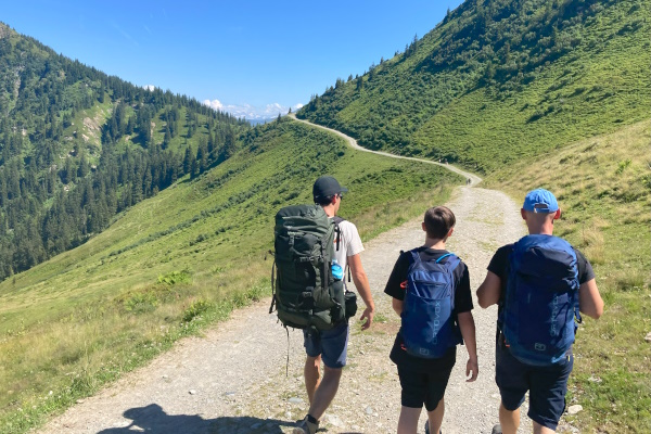 Vater & Sohn Hüttentour Alpen