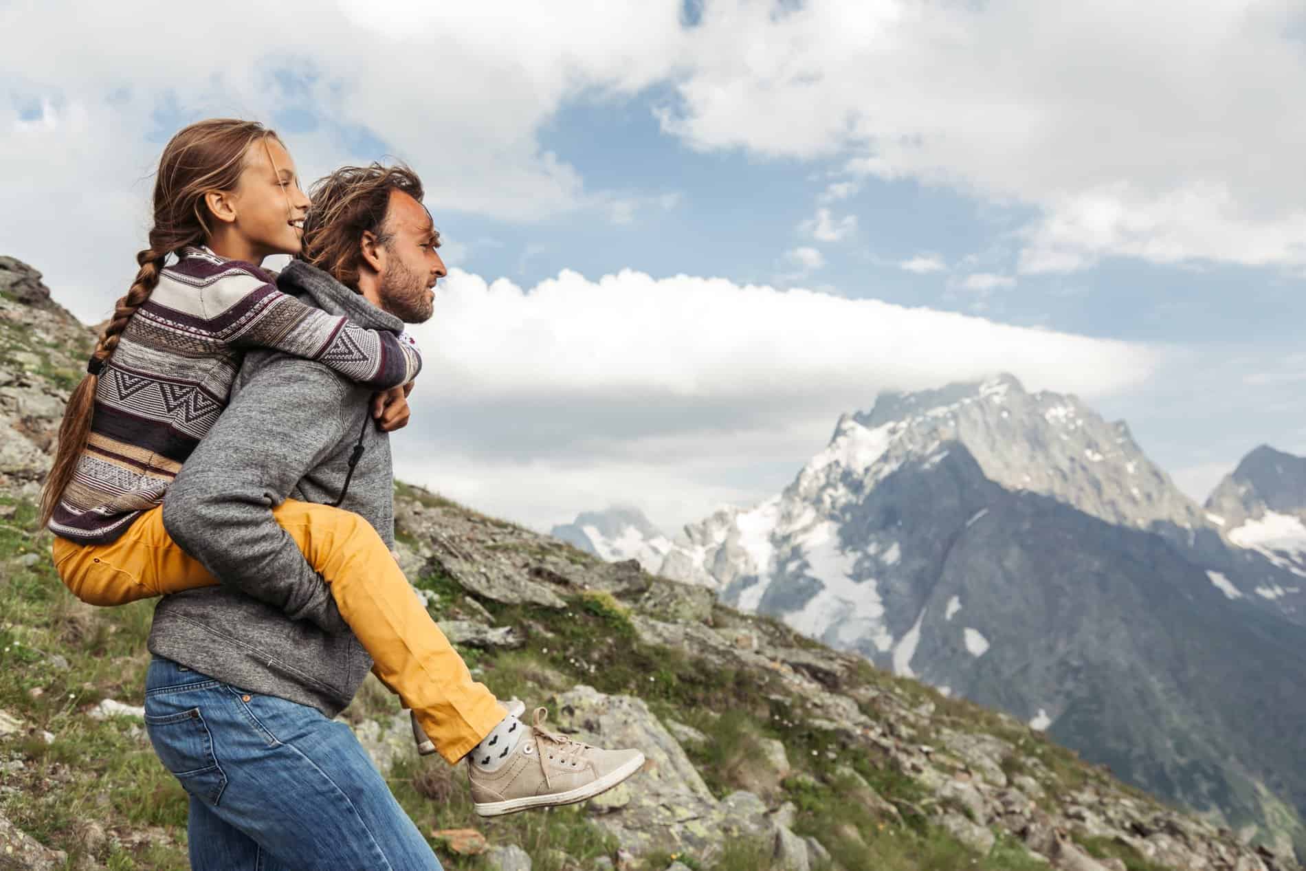 Vater-Tochter Camp Alpen