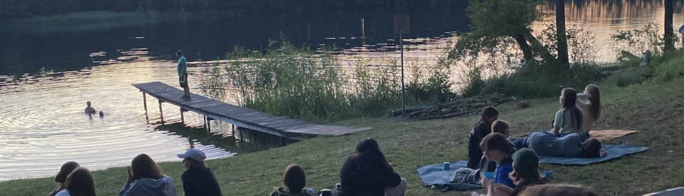 In der Nähe vom Camp befindet sich ein See