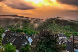 Aussicht auf die Landschaft in Freusburg