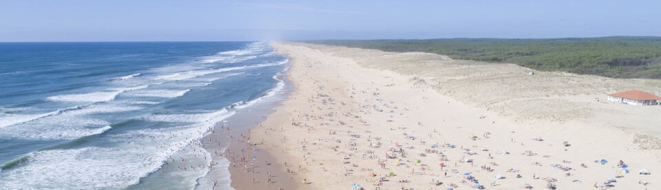 Der Strand von St. Girons